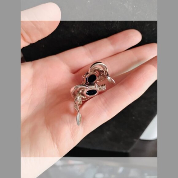 Vintage Enning clip on earrings - Picture 4 of 4